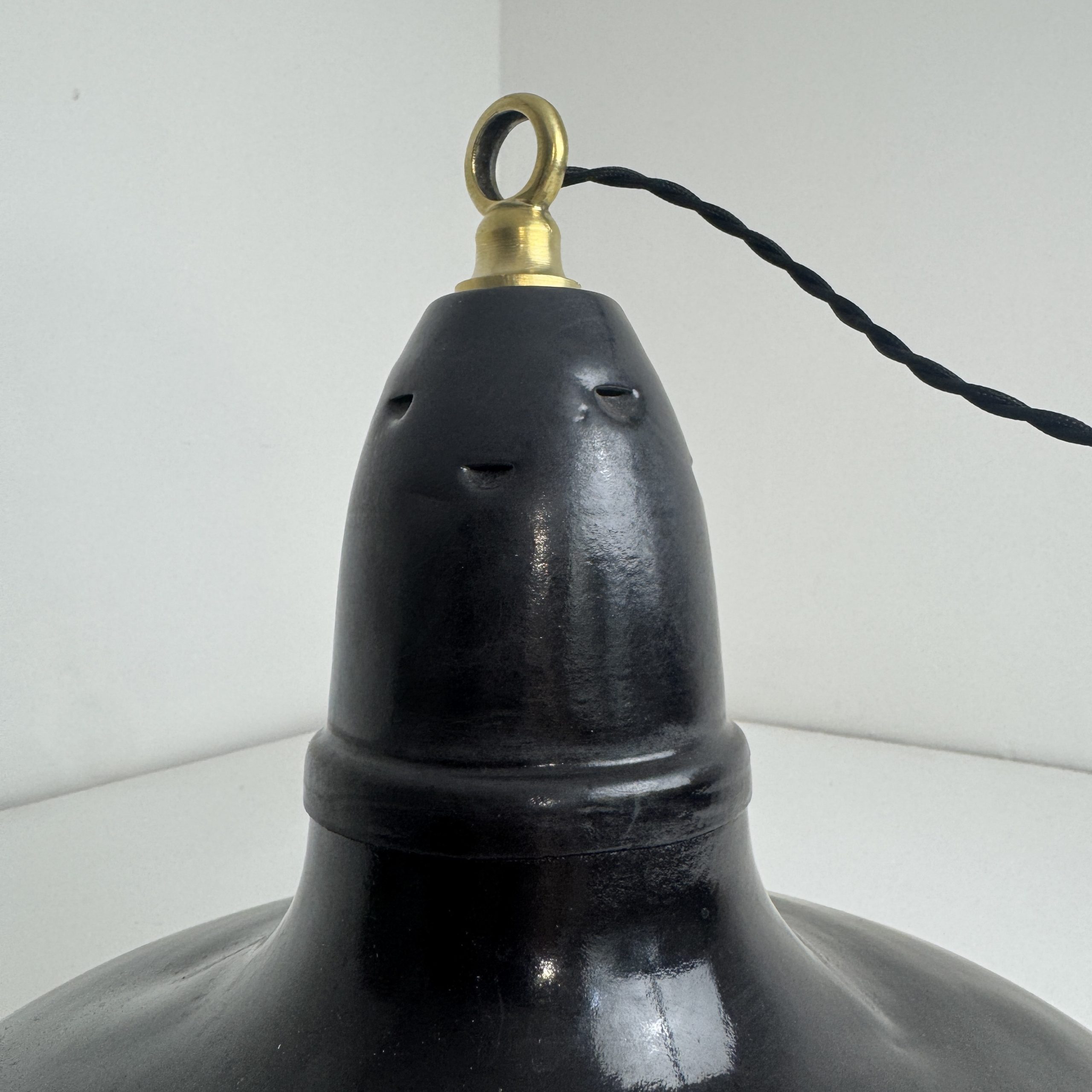 SUSPENSION D'ATELIER EMAILLEE 40 CM / ref : L2403
