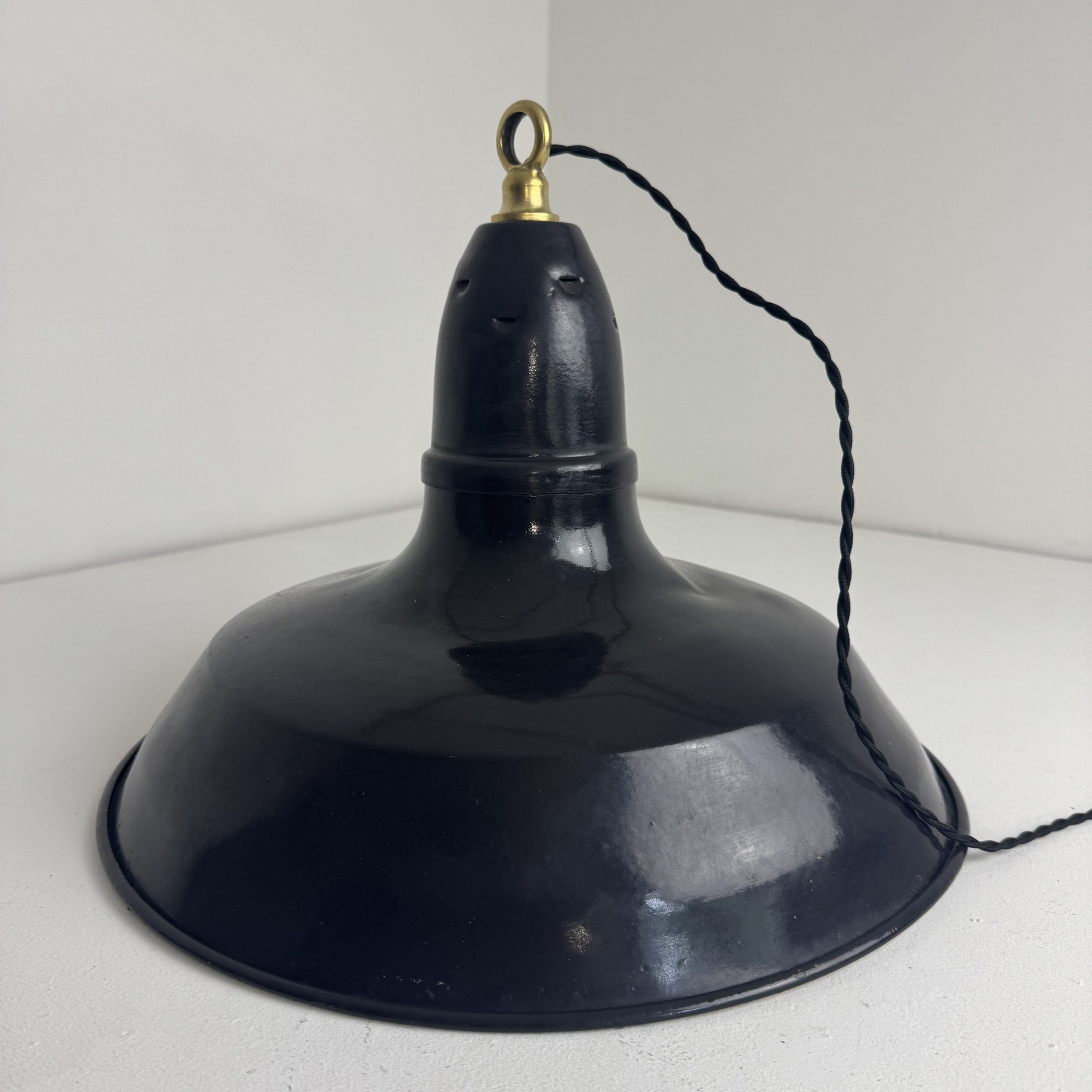 SUSPENSION D'ATELIER EMAILLEE 40 CM / ref : L2403