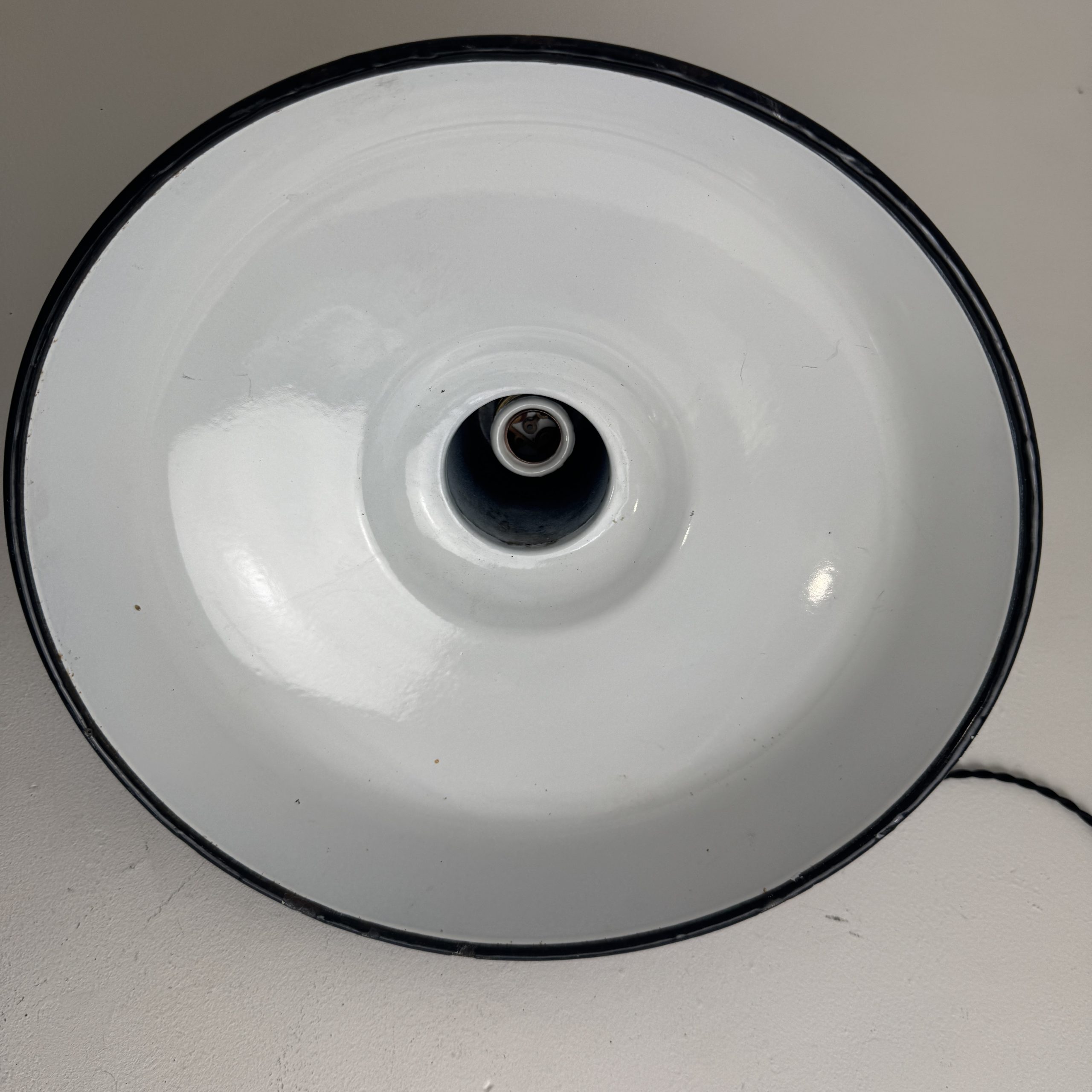 SUSPENSION D'ATELIER EMAILLEE 36 CM / ref : L2404