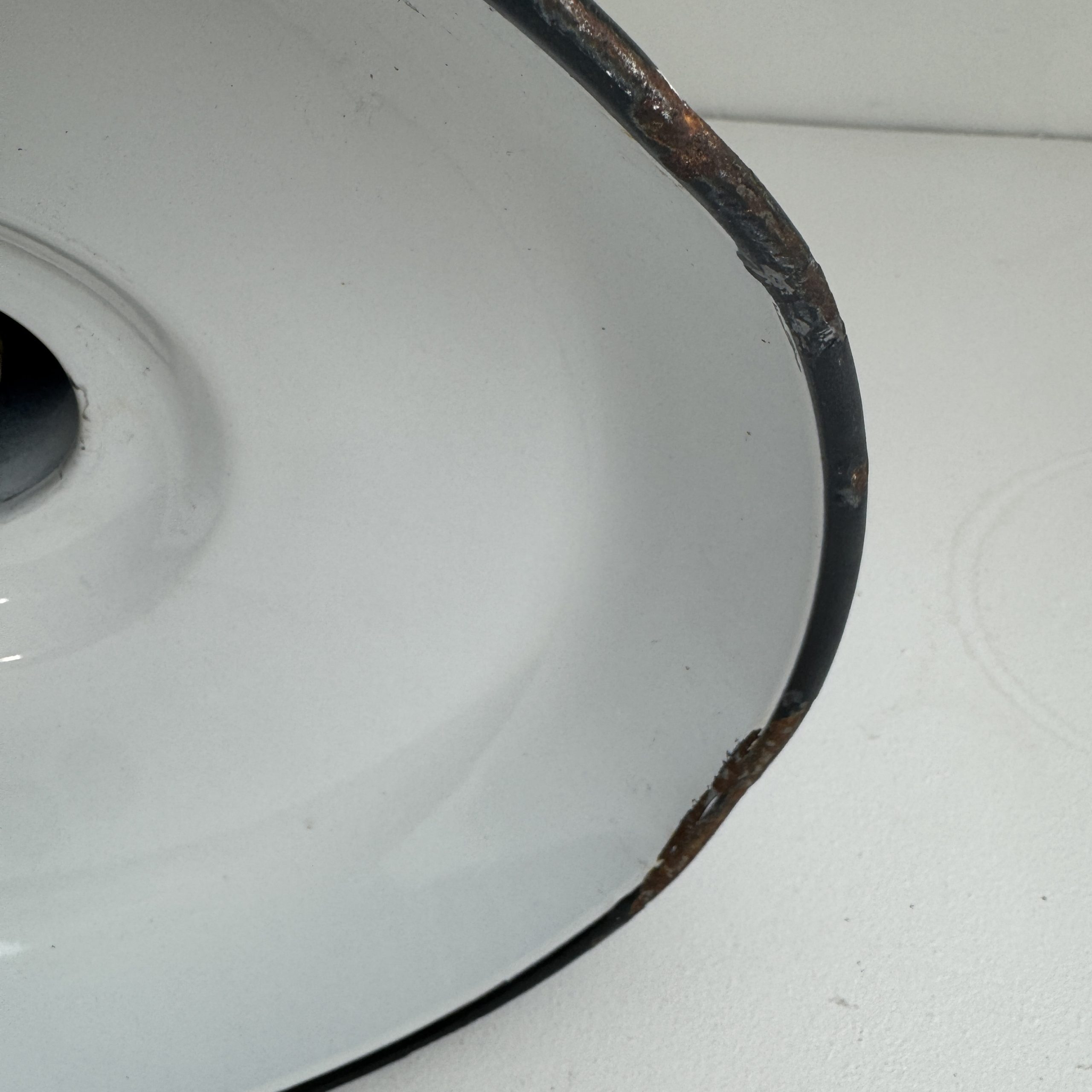 SUSPENSION D'ATELIER EMAILLEE 35,5 CM / ref : L2405