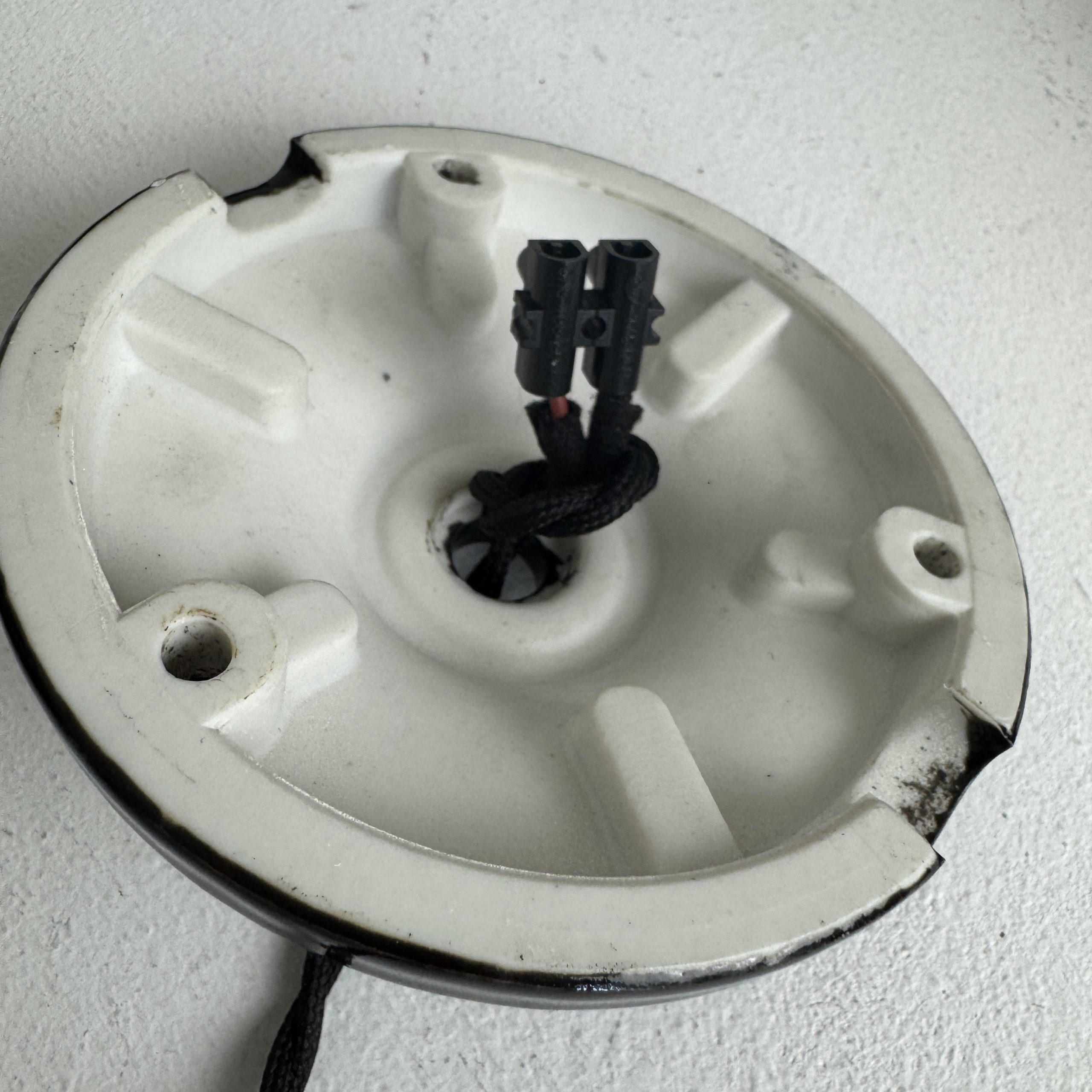 PAIRE SUSPENSIONS EMAILLÉES "MAZDA" 35 CM / ref : L2407
