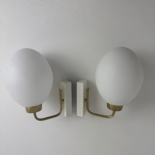 PAIRE D'APPLIQUES OEUF / ref : L2436