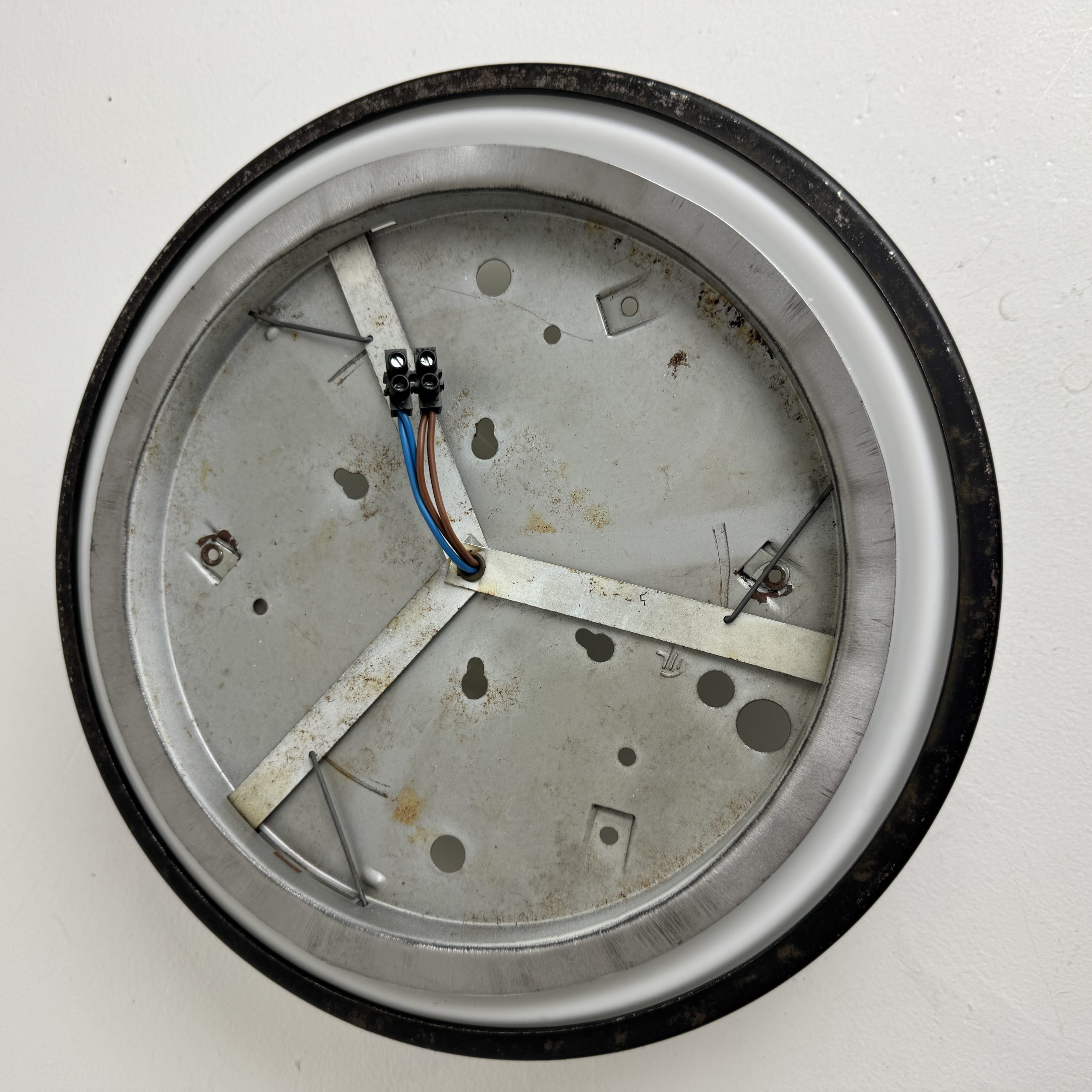 PLAFONNIER SPACE-AGE EN OPALINE "WILA" / ref : L2434